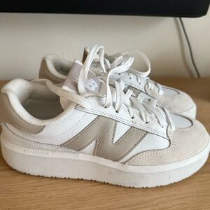 CT302 Tennis Sneaker in White/Rosewood